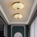 JYLIGHTING Contemporary Modern LED Ceiling Lamp Small Acrylic Mounted 75 Brass