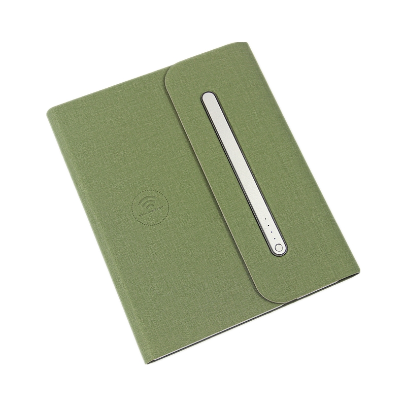 Custom A5 Pu Leather Wireless Charging Notebook Business Multifunction