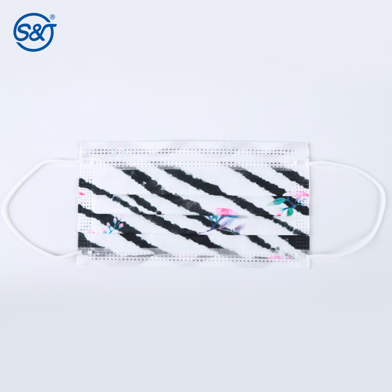 Disposable Custom Printing Daily Life Protective Nonwoven Face Mask