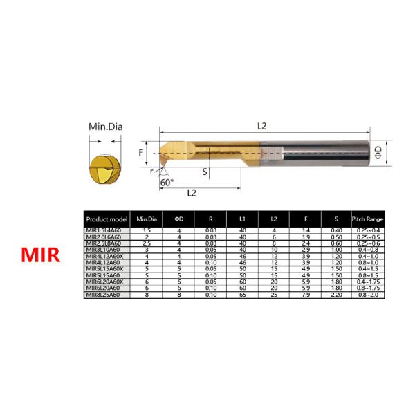 Internal Threading Micro Boring Tool For Mini Lathe Machining
