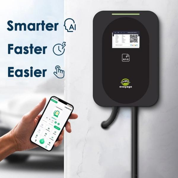 7kW/11kW/22kW EV Charging Pile 16A 32A Wallbox EV Charger Fast Charging Electric