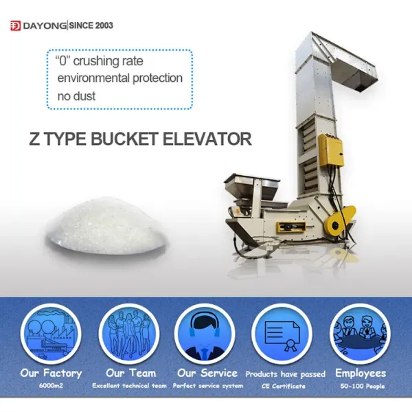 Waterproof Z Elevator Conveyor Automatically Water Cleaning