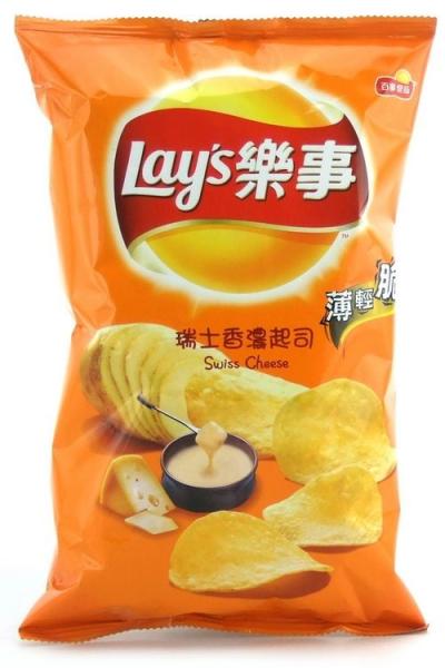 Lays Swiss cheese Potato Chips - Pack 54g - Elevate Your Range of Asian Snacks