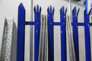 Wholesale High Strength Palisade Fence Powder Coated Industrial Euro Style Fence Panel Anti Rust Palisades Fence For Sale from china suppliers