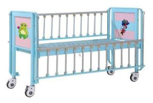 Wholesale Children Patient Bed , Pediatric Bed With Enameled Steel Side Rails from china suppliers