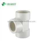 Water Supply UPVC BS Threaded PVC Fittings in White Female Coupling Elbow Tee