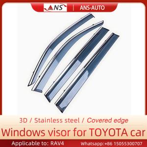 Wholesale Tinted Toyota Smoke Window Visor Side Deflectors With Acrylic Strip from china suppliers