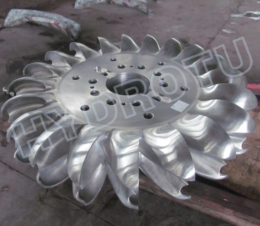 Pelton Wheel / Turbine Runner with Forge CNC Machine for Power 2MW - 20MW