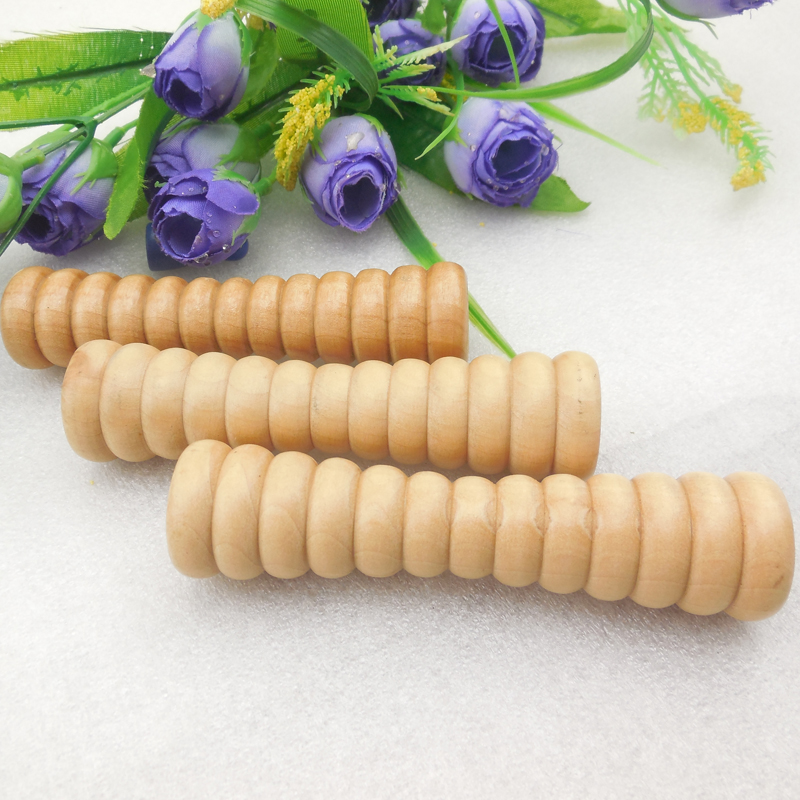 Wooden Fascia Massage Roller Trigger Points for Release Cellulite Sore Muscle Blasting