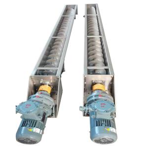 Wholesale Carbon Steel Stainless Steel Shaft Screw Conveyor U Type Less Dry Powder Stone Sludge from china suppliers