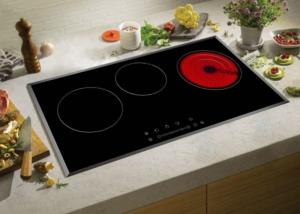 Wholesale 3 Zones 5KW Electric Glass Induction Ceramic Hybrid Hob from china suppliers