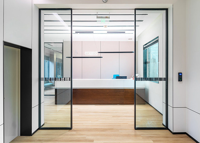 Demountable Glass Partition Wall Easy Installation Every Design Single Double Glass