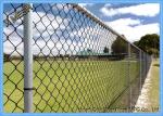 Green PVC Coated 2inch 6FT Chain Link Fence for Sportsground