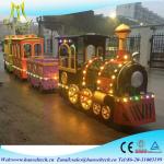 Hansel Amusement park electric trackless train for kids ride in the playground