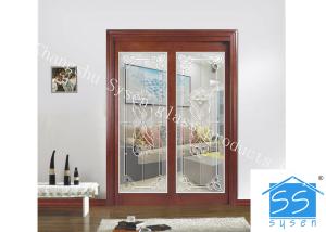 Wholesale Privacy Glass Slider Doors For Home Decor IGCC IGMA Certification from china suppliers