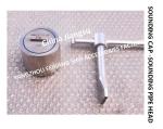 Stainless Steel 316L Sounding Injection Head For Marine Fresh Water Tank Model