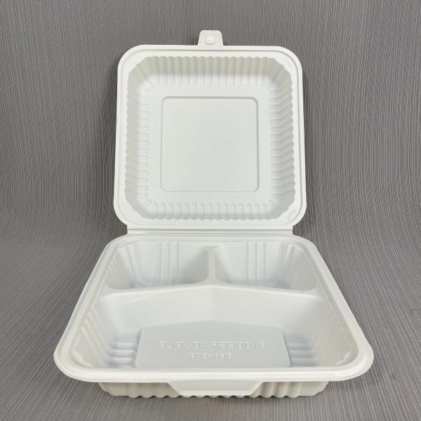 Custom Logo Take Away lunch Boxes Container Restaurant Plastic Disposable Food