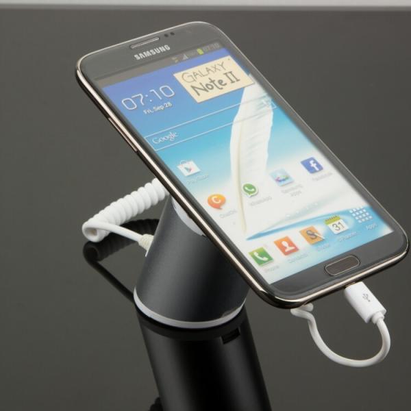 COMER Anti theft exhibition counter stands for cell phone retail alarm shop