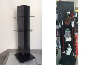 Wholesale 3 Sides Pegboard Display Stand / Triangle Metal Peg Wall Display Rack from china suppliers