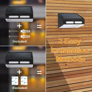 Wholesale Industrial Grade Solar Powered Outdoor Fence Light With 20 Lumens Brightness from china suppliers