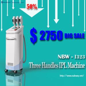 Wholesale Competitive low Price! 50% discounts off 3 handles multifunctional ipl laser hair removal from china suppliers