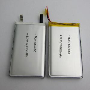 Wholesale Tablet 5800mah Custom LiPo Battery 1S1P Short Circuit Protection from china suppliers