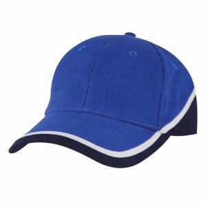 China 100% Cotton Printed Baseball Caps / Sandwich Baseball Cap Striped Style on sale