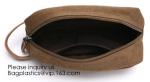 Customized luxury canvas Korean makeup pouch travel cosmetic bag,Promotional Eco