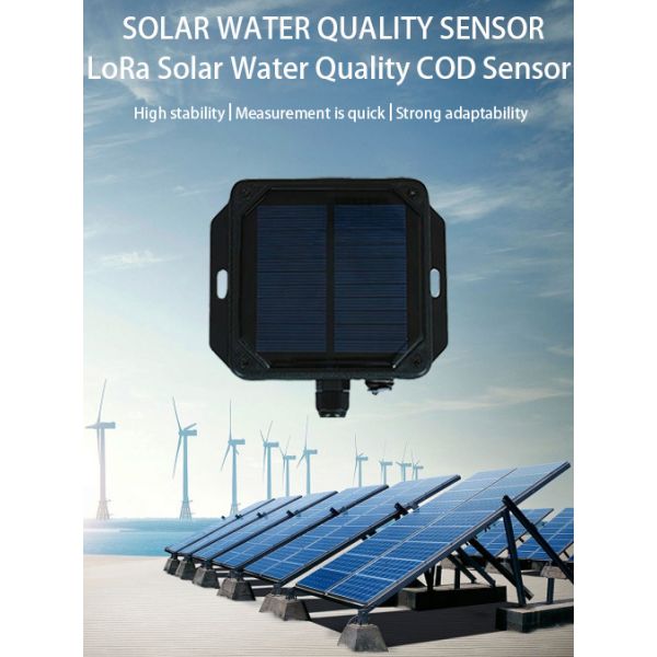 Solar-Powered LoRaWAN Online COD Sensor, Measuring Range 0~1500mg/L, Turbidity Compensation