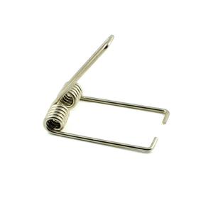 Wholesale 1/4&quot; 0.4mm Clothes Peg Torsion Spring For Led Downlight Hair Clip Zinc Plated from china suppliers