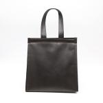 Black Wholesale thermal insulated cooler laminated bags with hoop & loop for