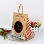 DIY Graffiti Christmas Biodegradable Kraft Paper Bag For Cookie