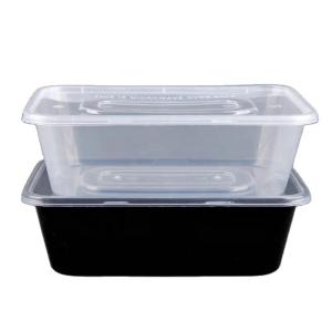 Wholesale Customized 1000ml Square Plastic Cake Containers from china suppliers