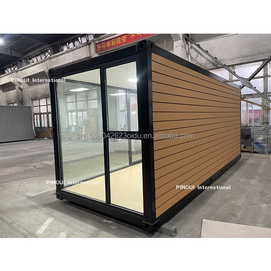 Outdoor Living 2 Bedroom Apartment in 20ft or 40ft Modern Design Prefabricated Steel Container House for Family Hotel