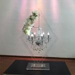 New hot style for wedding centerpiece crystal gold candelabra table decor