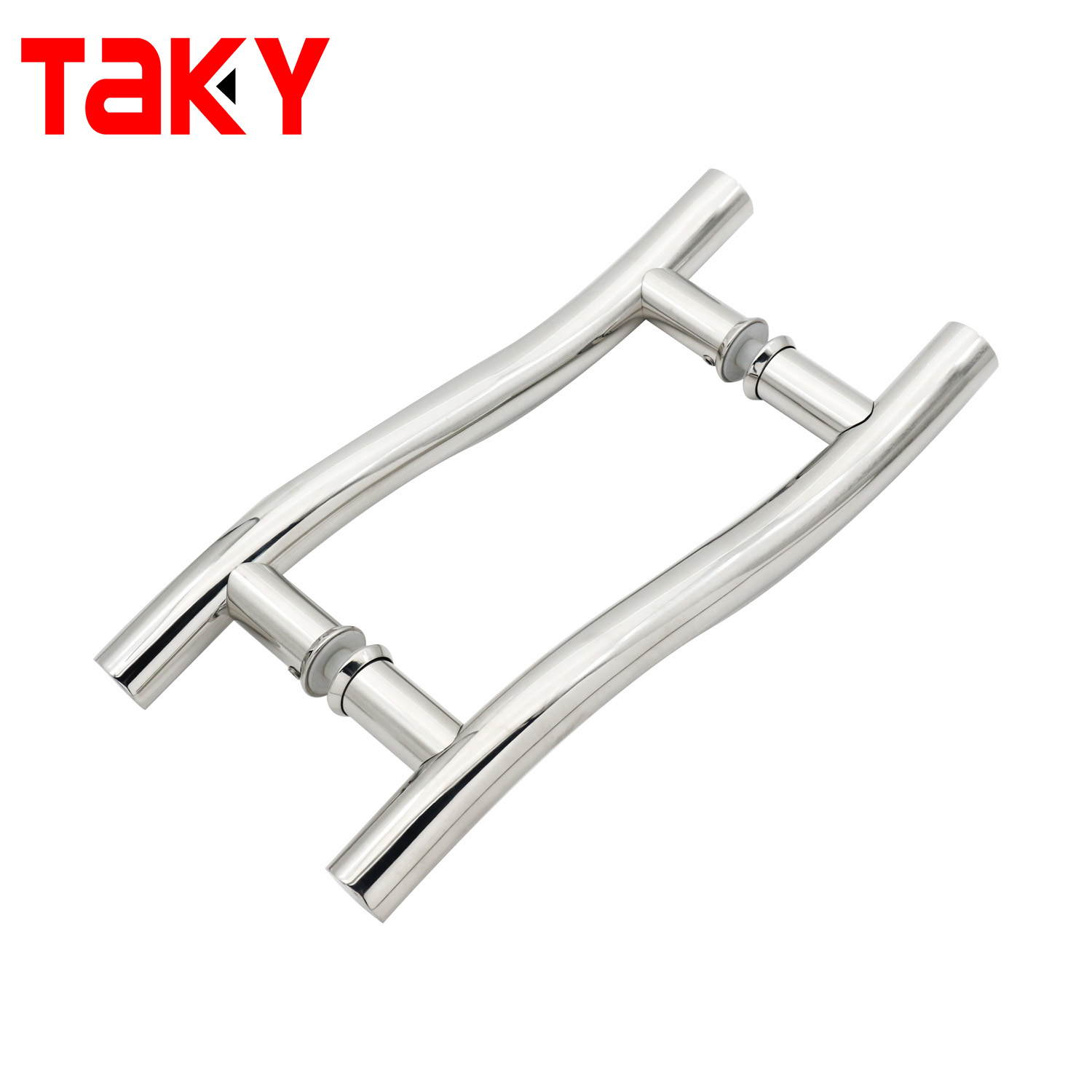 Stainless Steel Polished Glass Door Handle Popular Design for Your Requirements