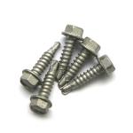 Hex Head Bi - Metal Self Drilling Screws , Double Stainless Steel Combination