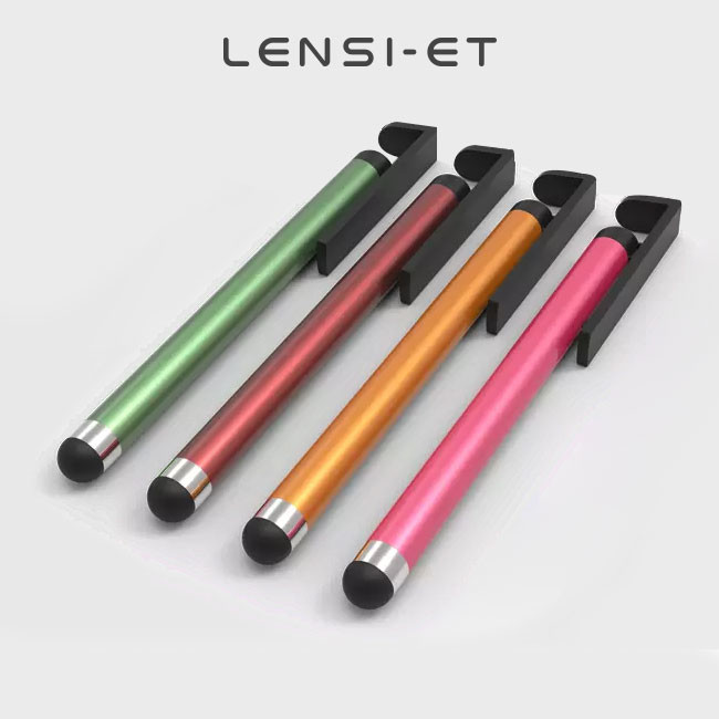 Plastic Colorful Stylus Touch Screen Pen Pink Yellow Green Brown