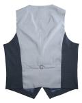 65% Polyester Mens Tailored Vest Dark Grey Color Office Business Adults