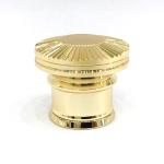 Custom Classic Gold color Zamak Aluminum Perfume Bottle Caps