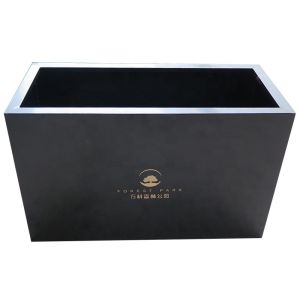 Wholesale ISO9001 Large Galvanized Steel Garden Metal Flower Pots from china suppliers