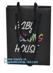 eco friendly paper printed shopping coffee packaging retail bags with handle