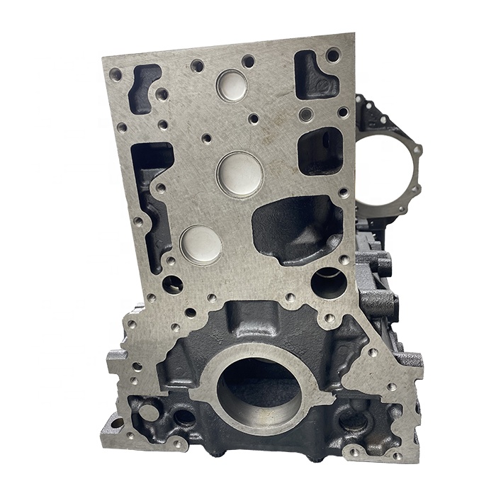 Excavator Engine ISUZU 4JB1 4JJ1 4JF1 Cylinder Block Spare Parts 4HK1 6HK1 with 126KG Weight