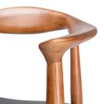 Contemporary Furniture 4PC Chestnut Shell Kennedy Dining Chair