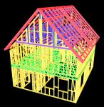 2 Story Light Steel Frame Houses , Prefab Building For Housing Architecture