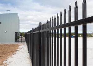 Wholesale 1800mm*2350mm Aluminum Wrought Iron Metal Steel Fence Decorative Backyard Garden Fence from china suppliers
