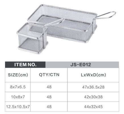 Good kitchen tool stainless steel deep frying basket for cooker