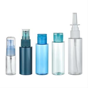 Wholesale 15ml 30ml 40ml 50ml 60ml PET Plastic Bottles with Pump Sprayers or Plastic Caps from china suppliers