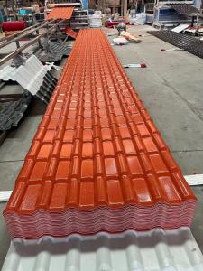 Wholesale Anti Corrosion Synthetic Resin Roof Tile Asa Coated Spanish Style Color Stable from china suppliers