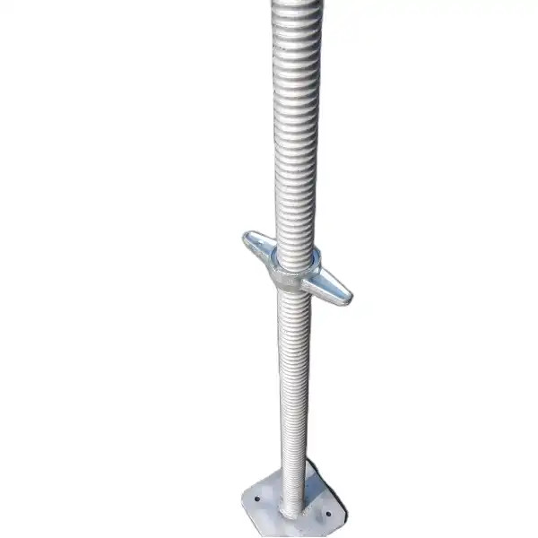 Q235 Glavanzied Adjustable Base Jack Scaffolding for Disc System and Support System